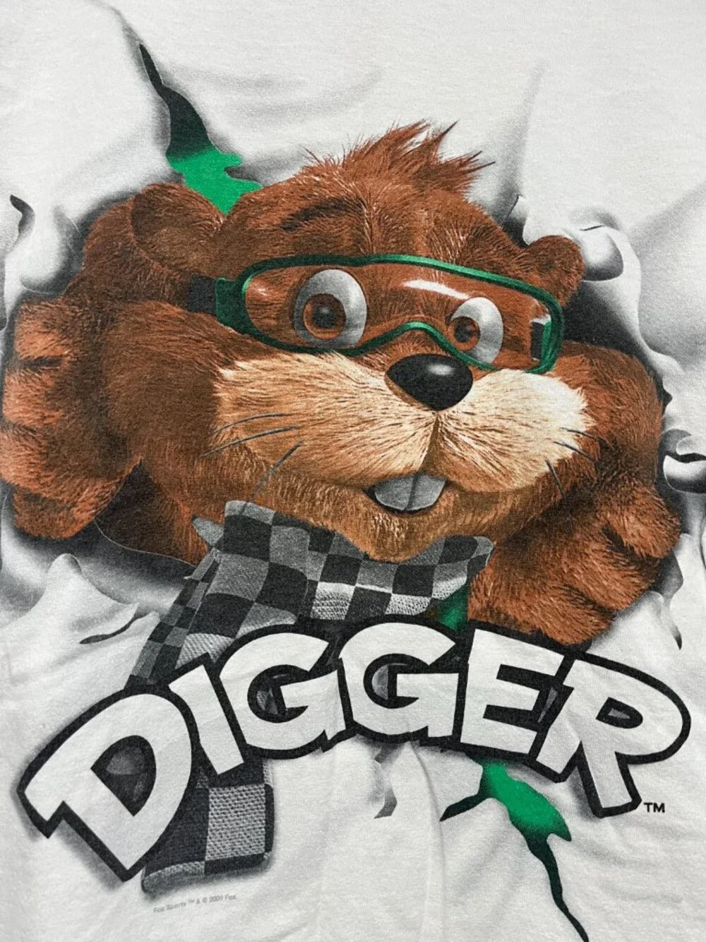 Vintage Digger Nascar Mascot Tshirt - Picture 3 of 7